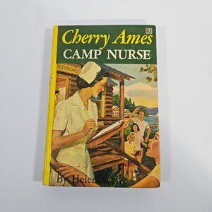 Vintage Cherry Ames Camp‎ Nurse #19  in series by Helen Wells 1957 Hardcover